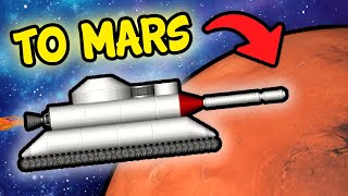 I Flew a Tank to Mars in Spaceflight Simulator [upl. by Felty]