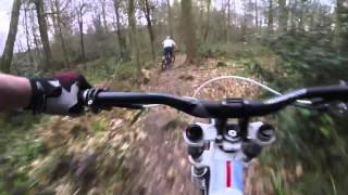 Eckington woods 26 03 16 Downhillfreeride [upl. by Leidag482]