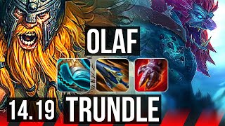 OLAF vs TRUNDLE TOP  Legendary  EUW Master  1419 [upl. by Rennie]