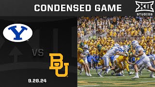 BYU vs Baylor Condensed Game  2024 Big 12 Football [upl. by Amerd]