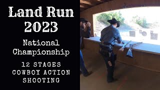 Land Run 2023 SASS National Championship Stages and Shootoff with the Oklahoma Territorial Marshals [upl. by Assen]