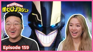 ARMORED ALL MIGHT I AM HERE 😁  My Hero Academia S7 Episode 159  21 Couples Reaction amp Discussion [upl. by Brenden]