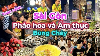 456 Sài Gòn  Toàn cảnh Pháo hoa 304 và lễ hội ẩm thực tại công viên bờ sông Sài Gòn 2024 [upl. by Ahselrak712]