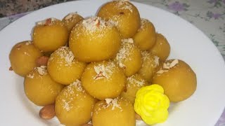 Baisan ke laddu simple and easy recipe by Pakistani taste in Dubai [upl. by Mitinger267]