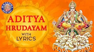 Aditya Hrudayam Stotram Full With Lyrics  आदित्य हृदयम  Powerful Mantra From Ramayana  Mantra [upl. by Adnerad403]