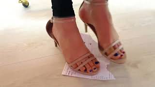 High Heels ASMR  aggressive tappingpaper tearing [upl. by Naiviv]