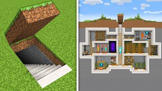 How To Build a Modern Secret Base in Minecraft [upl. by Pepe]