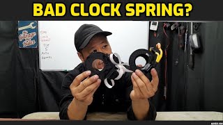 SYMPTOMS OF A BAD CLOCK SPRING [upl. by Rico921]