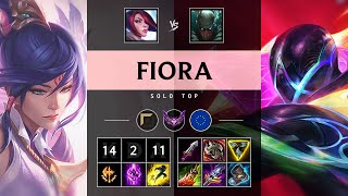 Fiora Top vs Pyke Dominating  EUW Master Patch 1420 [upl. by Suoiluj962]