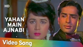 Yahan Main Ajnabee Hoon  Shashi Kapoor  Nanda  Jab Jab Phool Khile  Bollywood Classic Songs [upl. by Anayia]