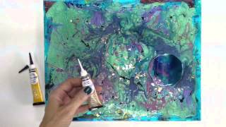 Pebeo Cerne Relief Paint How To with Tristina [upl. by Drawe804]