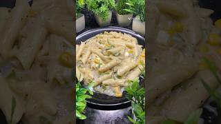 White Sauce Pasta with Vegetables Healthy amp Flavorful youtube food whitesaucepasta viralshorts [upl. by Lossa979]