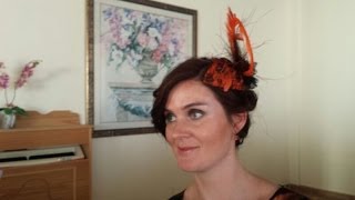 DIY Lace Covered Teardrop Fascinator [upl. by Tjaden]