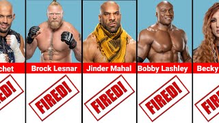 WWE Fired Superstars List  List of Every Fired WWE Superstars in 2024  FIRED WWE Superstars 2024 [upl. by Reseda]