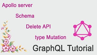 Graphql tutorial in hindi 2024 Apollo server Delete API Mutation tutorial in hindi graphql [upl. by Sanbo373]