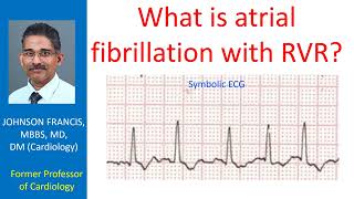 What is atrial fibrillation with RVR [upl. by Sirref]