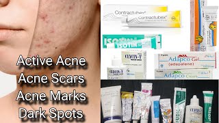 Best Medicated creams for Acne Pigmentation Dark spots and Scars  Dermatologically Approved 💯 [upl. by Kruse17]