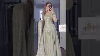 Beautiful gharara style for girls youtubeshorts ytshorts trend [upl. by Haiel788]