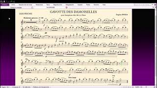 Eugène BOZZA  Gavotte des Damoiselles Piano Accompaniment [upl. by Rafaello901]