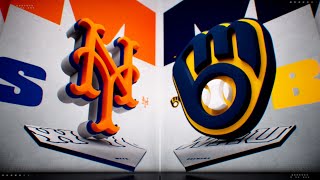 Mets vs Brewers Game 3  Wild Card Gameplay 100324 [upl. by Liborio]