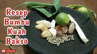 Resep kuah bakso sapi enak dan gurih [upl. by Brightman]