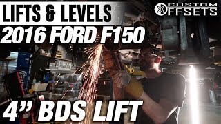 Lifts amp Levels 2016 Ford F150 4quot BDS Lift [upl. by Arymas]