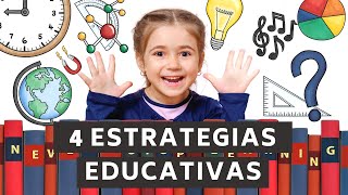 4 ESTRATEGIAS EDUCATIVAS INNOVADORAS [upl. by Kletter]