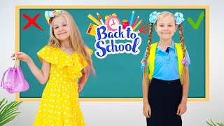 Diana and Roma show School rules  New Back to School story [upl. by Dranrev]