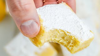 KETO Lemon Bars  One of the BEST Keto Desserts For Summer [upl. by Olaznog647]