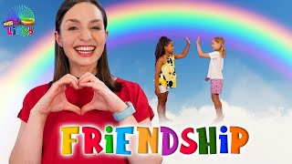 Friendship Song for Kids  Friends Clap for Children  Early Years Classroom Music [upl. by Leen]