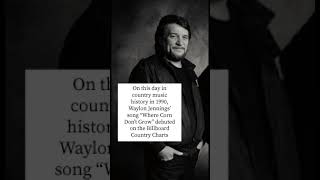 On this day in country music history in 1990 Waylon Jennings hit the charts countrymusic waylon [upl. by Yornoc]