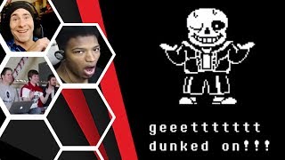 Lets Players Reaction To SparingGetting Dunked On By Sans  Undertale Genocide [upl. by Cryan]