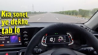 Kia sonet 12 petrol जबरदस्त performance on Highway or जबरदस्त performance in Goan k Roads shorts [upl. by Wilie250]