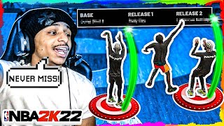 NEW BEST JUMPSHOT FOR EVERY ARCHETYPE  NON STOP GREENLIGHTS😳 NBA 2K22 [upl. by Revlys]