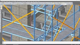 ideCAD Statik  Flanşlı ve H Tipi inşaat İskele sistemi modelleme [upl. by Bury348]