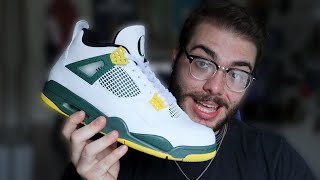 The Oregon PE Air Jordan 4  Review amp OnFeet [upl. by Aleel25]