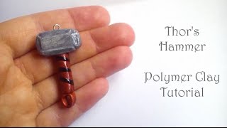 Thors Hammer Polymer Clay Tutorial  Part 4 [upl. by Laurin]