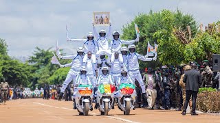 Défilé du groupement motorisé de la gendarmerie nationale malienne 22 Septembre 2024 [upl. by Nessy]