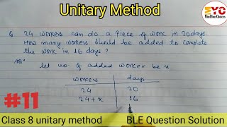 Unitary method class 8  unitary method in nepali  Ble math question 2079  Class 8 ble math [upl. by Akirret]