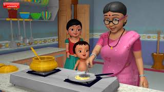 ಅಜ್ಜಿ ಅಜ್ಜಿ ಅಜ್ಜಿ  Grandma Song  Kannada Rhymes for Children  Infobells [upl. by Kisor]