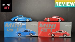 Mini GT  Porsche 901 1963  Quickblau amp Signal Red  REVIEW [upl. by Enelyar]