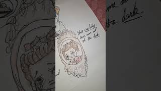 💧👶Cry baby art lyrics👶💧 viralvideo drawing melaniemartinez art sketchbook [upl. by Miyasawa]