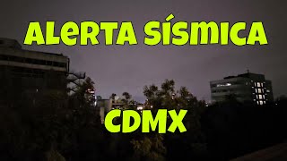 Alerta sismica en la Ciudad de Mexico posible sismo o temblor 6 de Octubre 2023 No se sintió nada [upl. by Airahs]