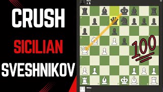 Sicilian Sveshnikov will be child play  Crush this top notch defence  Try this basic opening trap [upl. by Tremayne742]