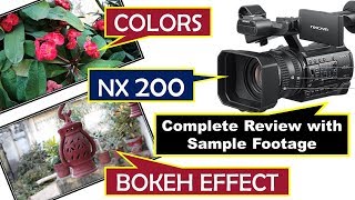 Sony NX200 4K Camera Full Review and Test Footage [upl. by Adnertal]