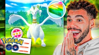 SHINY RESHIRAM COM IV ABSURDO amp CONSEGUIMOS  POKEMON GO  Cris [upl. by Ellehcyt]