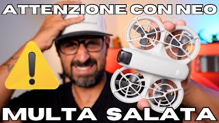 Hai acquistato il DJI NEO Ora Possono MULTARTIEcco il Motivo [upl. by Malanie]