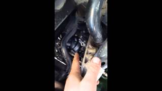 Audi q7 thermostat replacement [upl. by Thielen436]