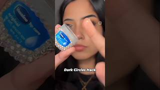 Lets Do Dark Circle Hack 😱💯 working HACK 👍shorts darkcircles makeuptips makeup hack [upl. by Cymbre]