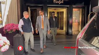 Damson Idris seen checking out his NY hotel [upl. by Limbert]